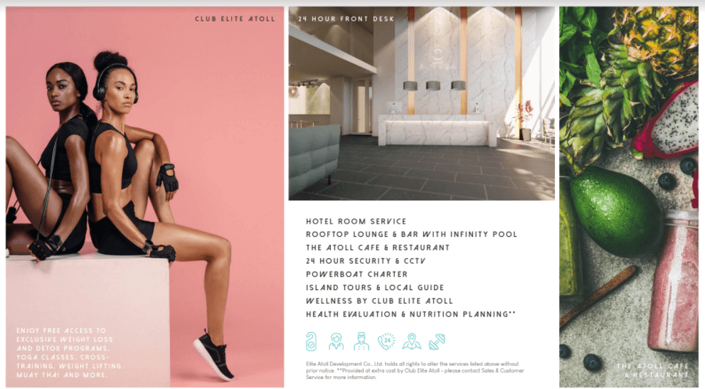 Club Elite Atoll Wellness Options
