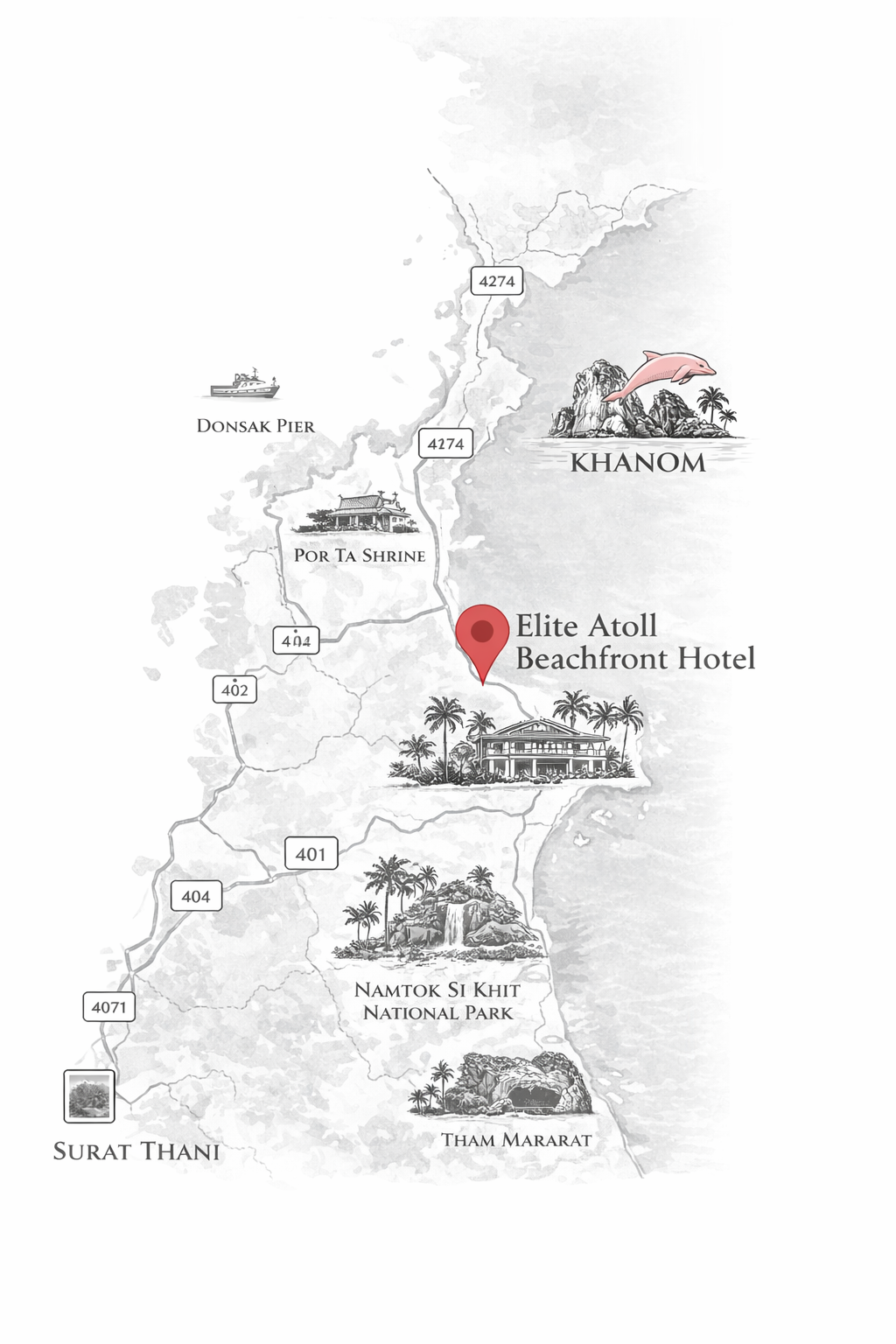 Beachfront Hotel Khanom